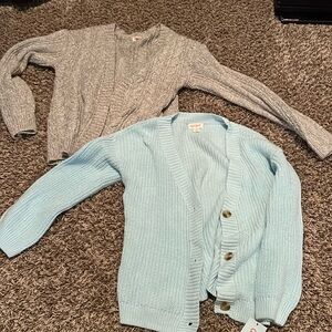 Cat & Jack cardigans. Size 12. Brand new